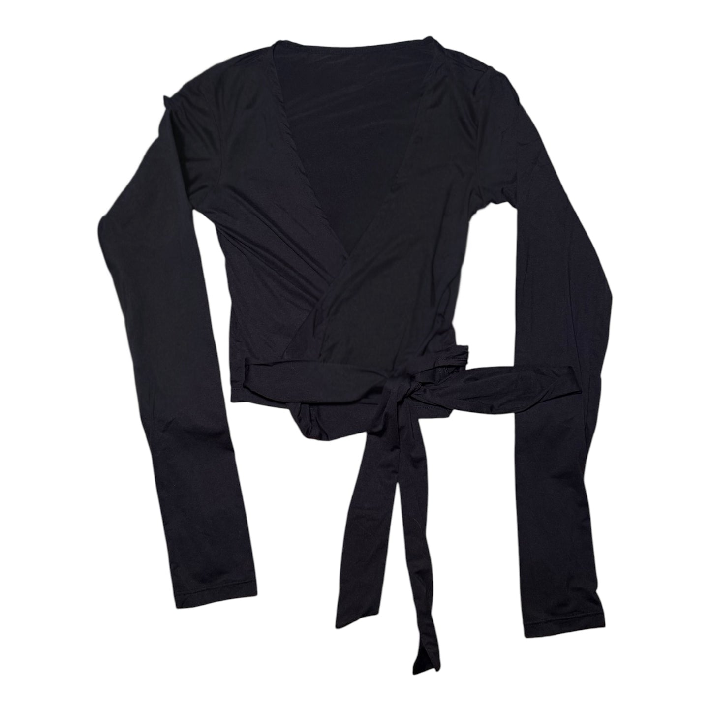 PRE-ORDER - Black Lightweight Wrap Top