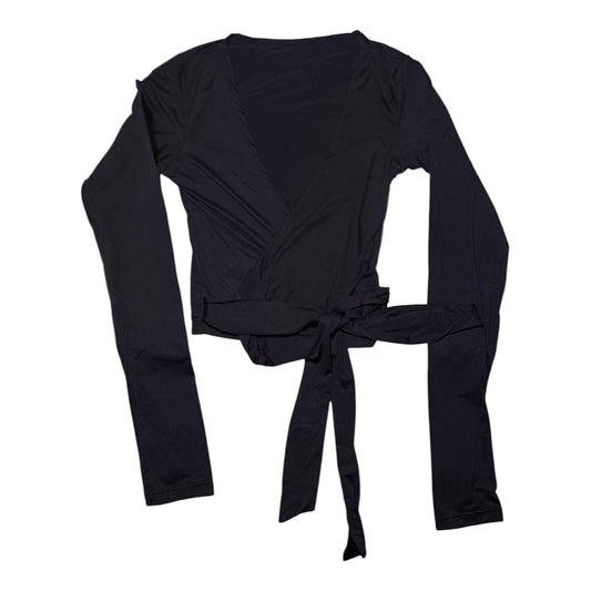 PRE-ORDER - Black Lightweight Wrap Top